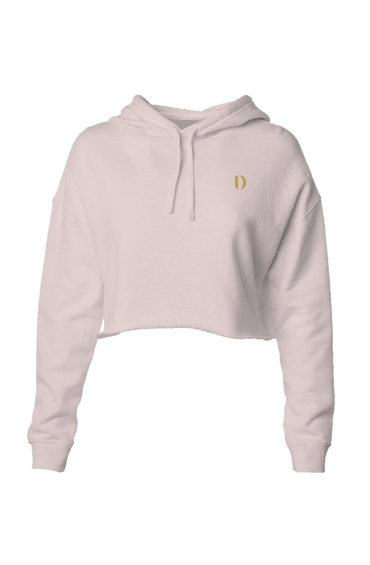 The Dimes Blush Lightweight Crop Hoodie 