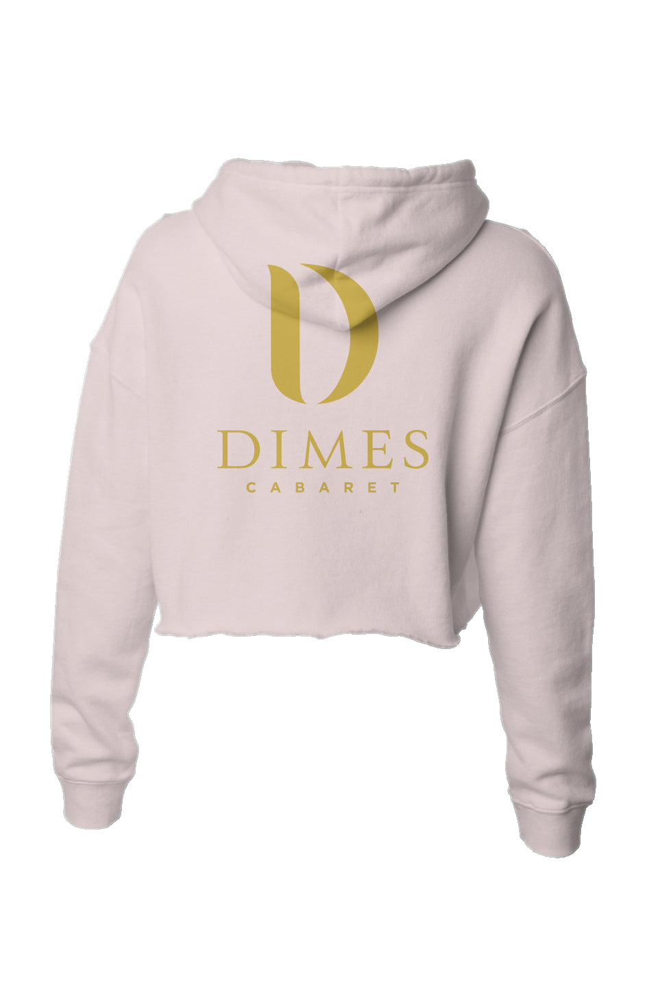 The Dimes Blush Lightweight Crop Hoodie 