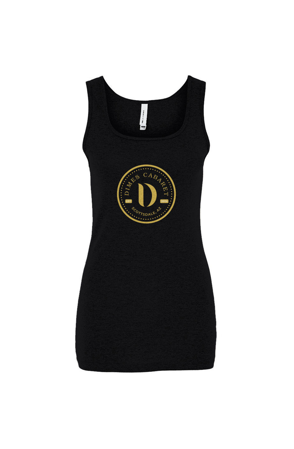 Dimes Stamp Women's Micro Rib Tank
